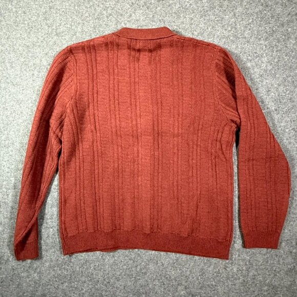 Marine Layer Mens Arthur Sweater Button Down Veneer Large Wool Blend Large NWT - Picture 5 of 15